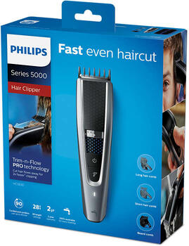 Philips Hairclipper series 5000 Mazgājama matu  griešanas mašīna (HC5630/15)