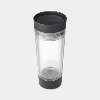 BRABANTIA Make & Take ceļojumu tējas krūze, 0.36 L, dark grey (228766)