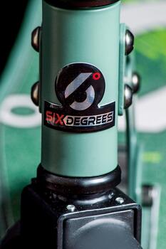 Six Degrees Scooter skrejritenis 205 mm, zaļš (AU 511)