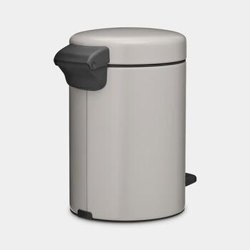 BRABANTIA atkritumu tvertne ar pedāli NewIcon, 3 l, Soft Grey (252181)