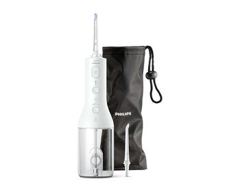 Sonicare Cordless Power Flosser 3000 mutes dobuma irrigators, balts (HX3826/31)