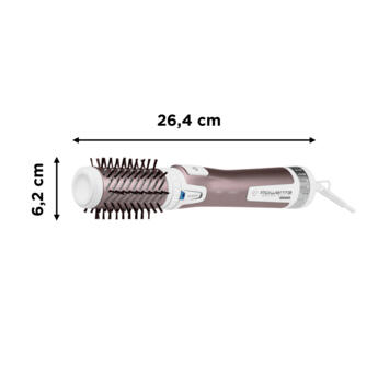 ROWENTA matu veidotājs Brush Activ Premium Care, 1000W, balts/rozā zelta (CF9540F0)