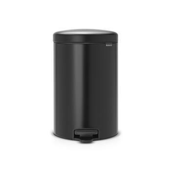 BRABANTIA atkritumu tvertne ar pedāli NewIcon, 20 l, Matt Black (114106)