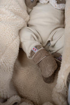 Lodger Slipper Folklore Fleece čībiņas, Buffalo, 6-12m (SLF 535_6-12)