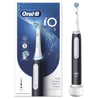 BRAUN iO3 el.zobu birste , melna (iOG3.1A6.0 Black)