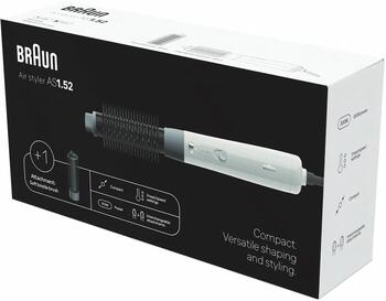 BRAUN matu veidošanas suka ar karsto gaisu, melna/balta (BRAS152E)