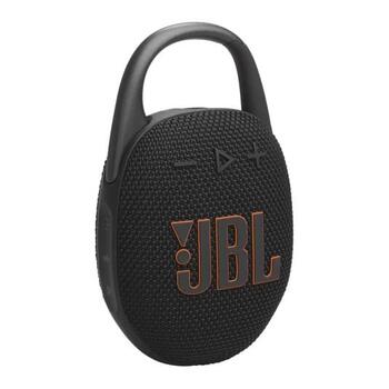 JBL ūdensizturīga portatīvā skanda ar karabīni, melns (JBLCLIP5BLK)