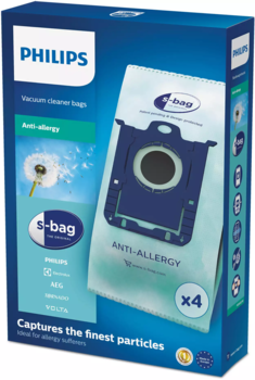 PHILIPS Putekļu maiss Clinic bag 4gab (FC8022/04)