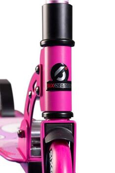 Six Degrees Aluminium Scooter skrejritenis 145 mm, rozā (AU 584)