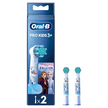 BRAUN el.zobu birstes uzgalis Frozen 3+ (bērnu), 2 gab. (EB10-2 Frozen)
