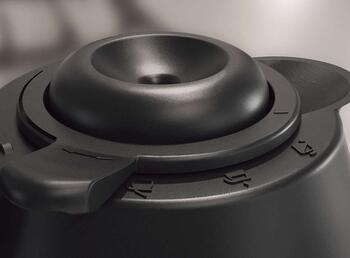 PHILIPS Kafijas automāts ThermInox (termotrauks), 1000W (melns ar pelēku) (HD7546/20)