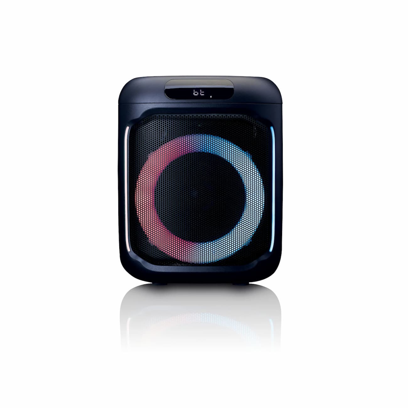 Lenco bluetooth skaļrunis, ar apgaismojumu un mikrofonu (PA-101BK)