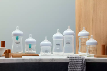 Philips Avent Natural Response pretkoliku pudelīte ar AirFree vārstu 125 ml, jaundzimušā knupītis, 0m+ (SCY670/01)