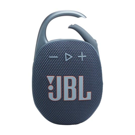 JBL ūdensizturīga portatīvā skanda ar karabīni, zils (JBLCLIP5BLU)