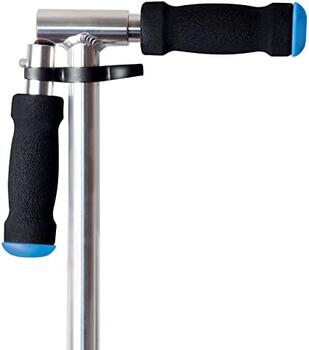 Muuwmi Aluminium Scooter skrejritenis 205 mm,zaļš-zils - melns (AU 522)