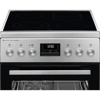 AEG keramiskā plīts, Steambake 6000. sērijas, nerūsējoša tērauda (CCB56490BM)