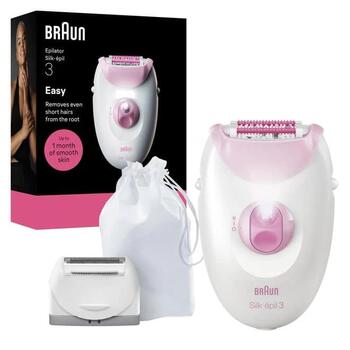 BRAUN Silk 3 epilators ar piederumiem (SE3-033)