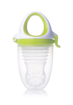 Kidsme Food Feeder Plus bērna ēdināšanas ierīce no 6 mēn, Lime (160361LI)