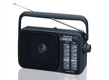Panasonic portatīvais radio, melns (RF-2400DEG-K)