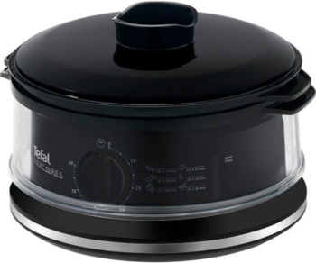 TEFAL tvaicētājs Convenient, 2 līmeņi,6 l, melna/sudraba (VC1401)