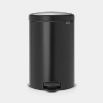 BRABANTIA atkritumu tvertne ar pedāli NewIcon, 20 l, Matt Black (114106)