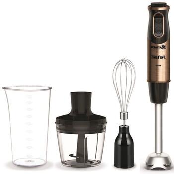 TEFAL rokas blenderis QUICKCHEF 3IN1, 1000W, melns/vara (HB656G10)