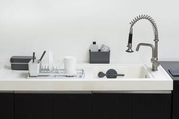 BRABANTIA birste ar turētāju., Dark Grey (117589)