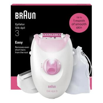BRAUN Silk 3 epilators ar piederumiem (SE3-033)