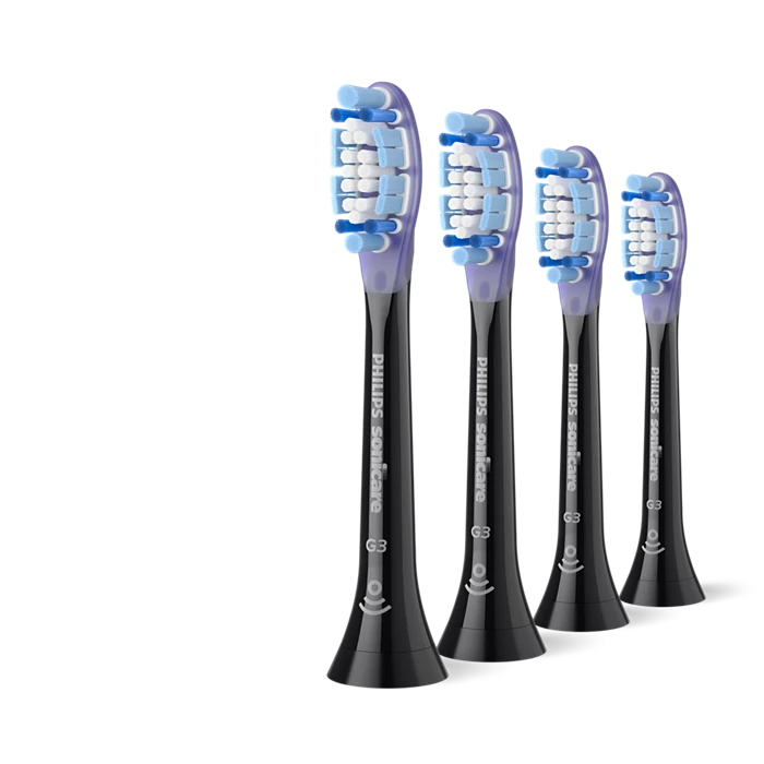 Sonicare G3 Premium Gum Care zobu birstes uzgaļi, 4gab, melns (HX9054/88)