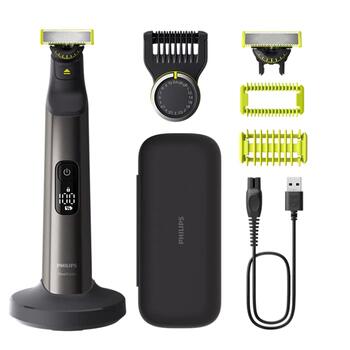 PHILIPS OneBlade Pro skuveklis, hroma (QP6652/61)
