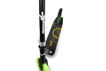 MUUWMI Aluminium Scooter Glow skrejritenis 200 mm, zaļš (AU 621)