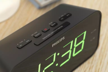 PHILIPS radio pulkstenis, melns (TAR3306/12)