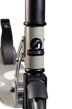 Six Degrees Scooter skrejritenis 205 mm, pelēks (AU 589)