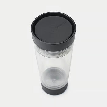 BRABANTIA Make & Take ceļojumu tējas krūze, 0.36 L, dark grey (228766)