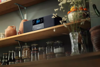 PHILIPS Mikro mūzikas sistēma ar Bluetooth, Interneta radio, DAB+, melna (TAM6805/10)