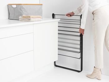 BRABANTIA HangOn veļas žāvētājs, 20m, Matt Black (403408)