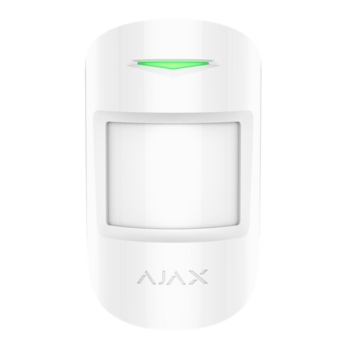 CombiProtect W ~ Беспроводной комбинированный датчик (PIR+GBD) 12м 90° PET 20кг Ajax 868МГц (008700)
