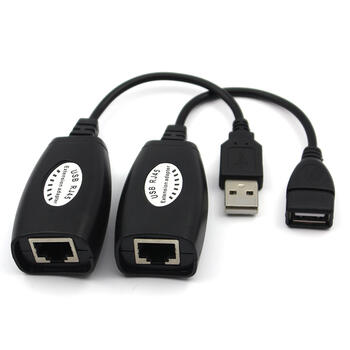 SH-VC322 ~ USB RJ45 LAN pagarinātājs MELNS (013053)