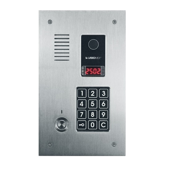 CP-2523TR ~ Многоабонентская вызывная панель аудиодомофона с TM и RFID считывателем врезная Laskomex (008455)
