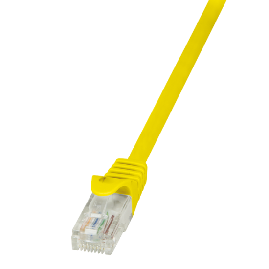 RJ45 кабель / Патч корд 1м CAT5E U/UTP (желтый) (009506)