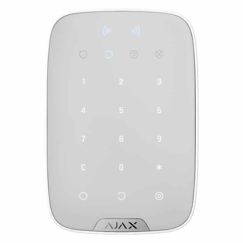 KeyPad Plus W ~ Беспроводная сенсорная клавиатура с MF13.56МГц считывателем Ajax 868МГц (010213)