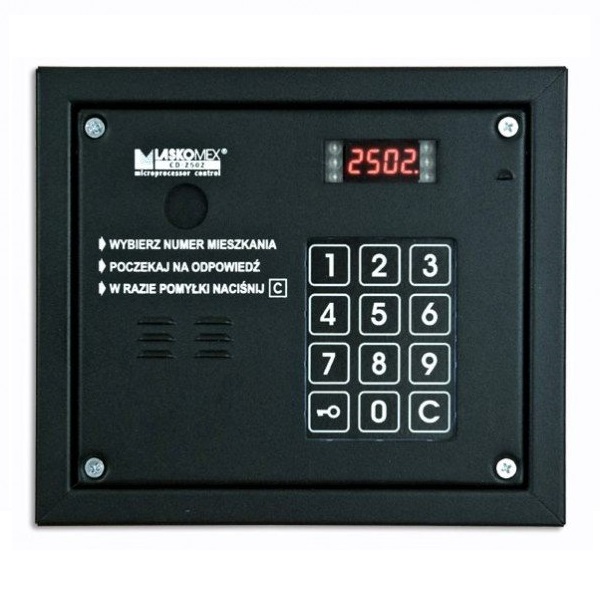 CP-2503P ~ Daudzabonentu audio domofona ieejas panelis zemapmetuma Laskomex (004433)