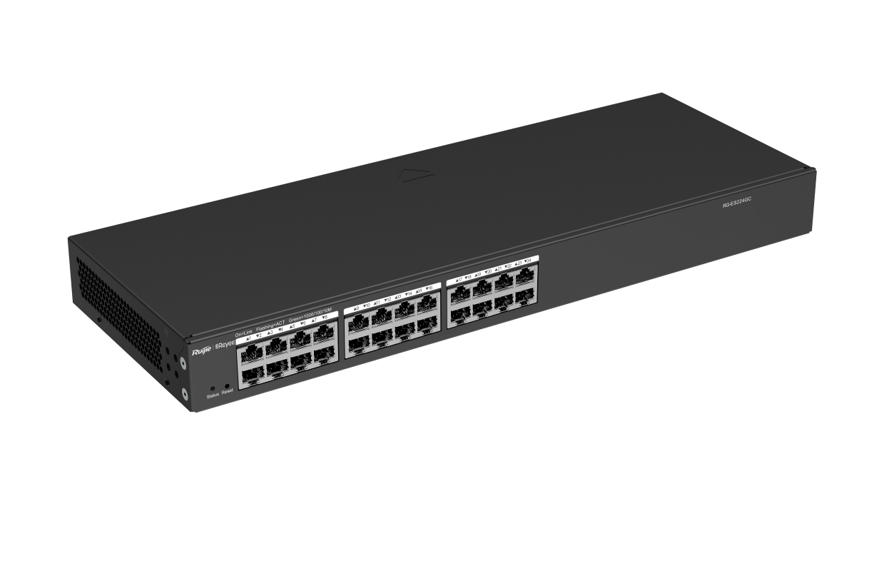 RG-ES224GC ~ Гигабитный управляемый сетевой коммутатор 24GE(TCP/IP)(Rackmount) (010982)