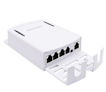 SH-POE-014-O ~ Ārējais PoE atkārtotājs ar 1 ieeju un 4 izejām 802.3af/at 30W (013057)
