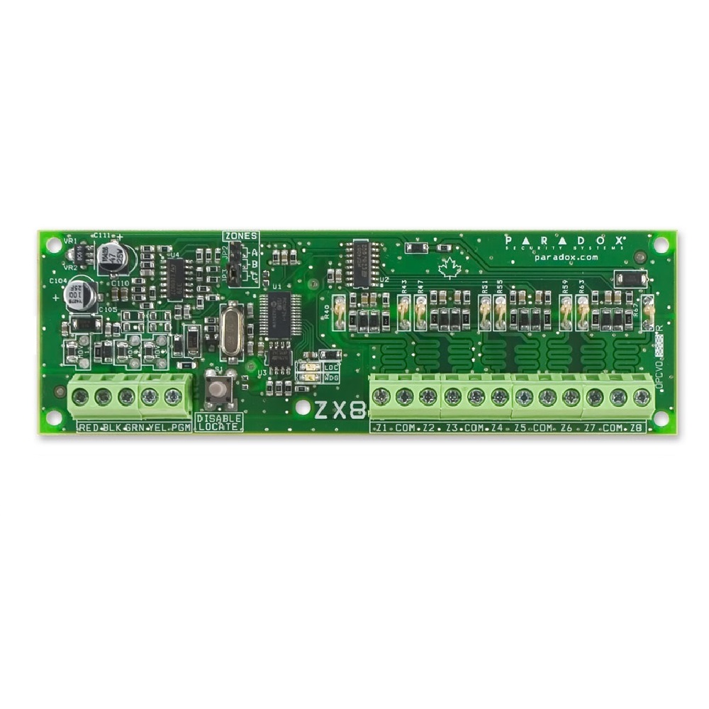 SP-ZX8 ~ Расширитель на 8 зон для охранных панелей Paradox SP/MG/E (003440)
