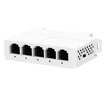 SF-POEXT4FE-DIN ~ 4FE+1FE PoE удлинитель DIN (013009)