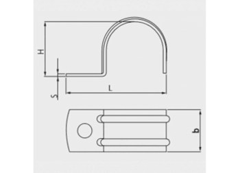 98F ~ Kabeļu stiprinājums - skrūvējams Ø8mm F8 E90 (011395)