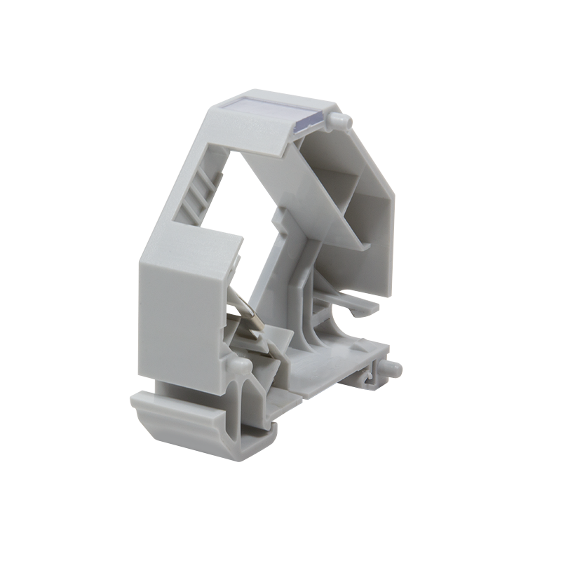 DIN-Rail adapteris 1xRJ45 Keystone modulim PELĒKS (009558)
