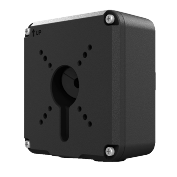 TR-JB07-D-IN-BLACK ~ Savienojuma kārba UNV kamerām 125 x 125 x 55mm MELNS (012512)