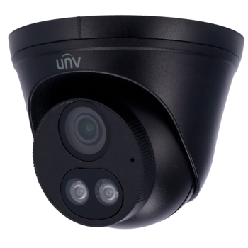 UAC-T145-AF28LM-DL-X-BLACK ~ UNV Colorhunter аналоговая камера 5MP 2.8мм HD-TVI, HD-CVI, AHD, CVBS (IR + WHITE LED) (013256)